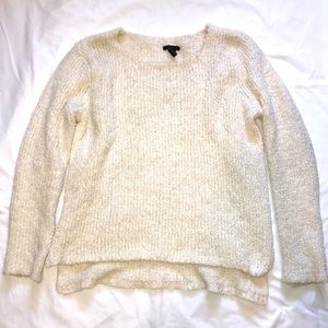 Fuzzy off-white sweater